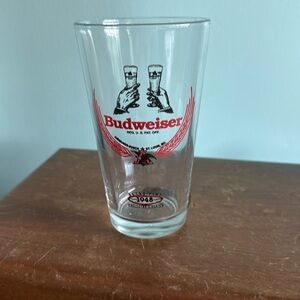 Vintage Budweiser 1948 King of Beers Retro Pint Collectors Series Glass
